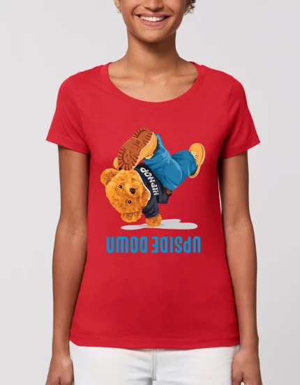 Tricou Basic Dama Upside down teddy