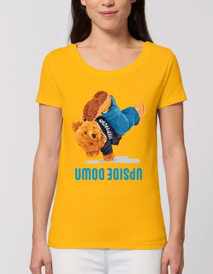 Tricou Basic Dama Upside down teddy