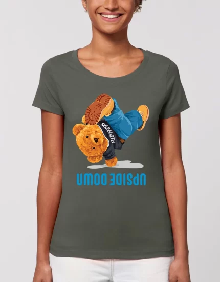 Tricou Basic Dama Upside down teddy