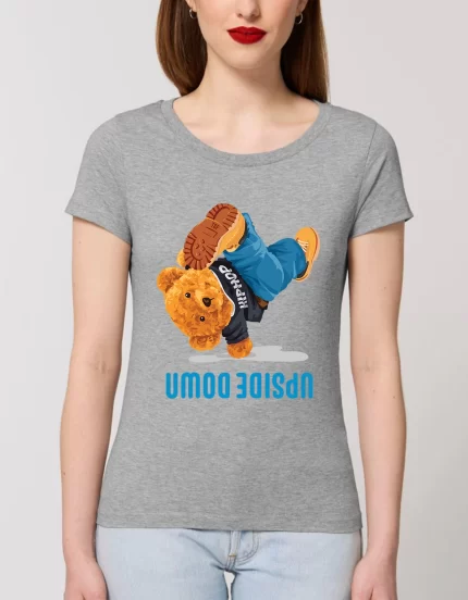 Tricou Basic Dama Upside down teddy