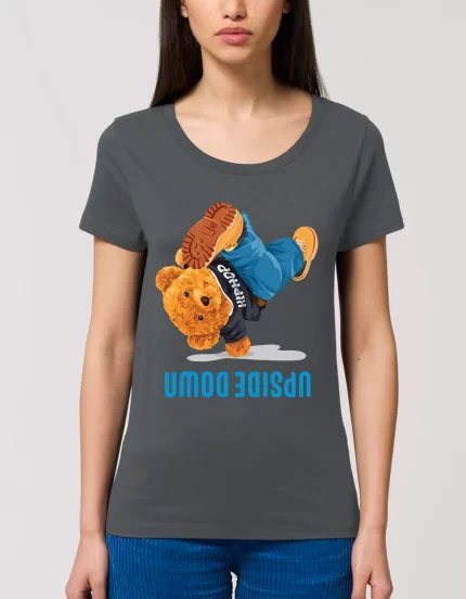 Tricou Basic Dama Upside down teddy