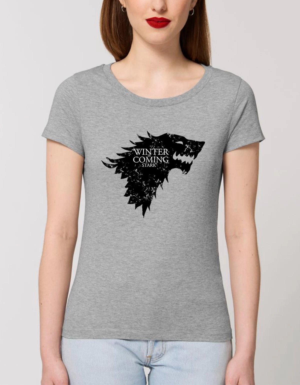 Tricou Basic Dama WINTER IS COMING Tricou Basic Dama WINTER IS COMING