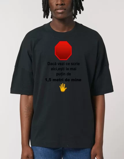Tricou Oversized Premium Unisex DACA VEZI