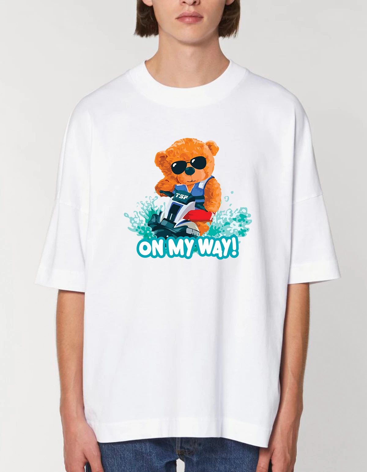 Tricou Oversized Premium Unisex On my way Tricou Oversized Premium Unisex On my way