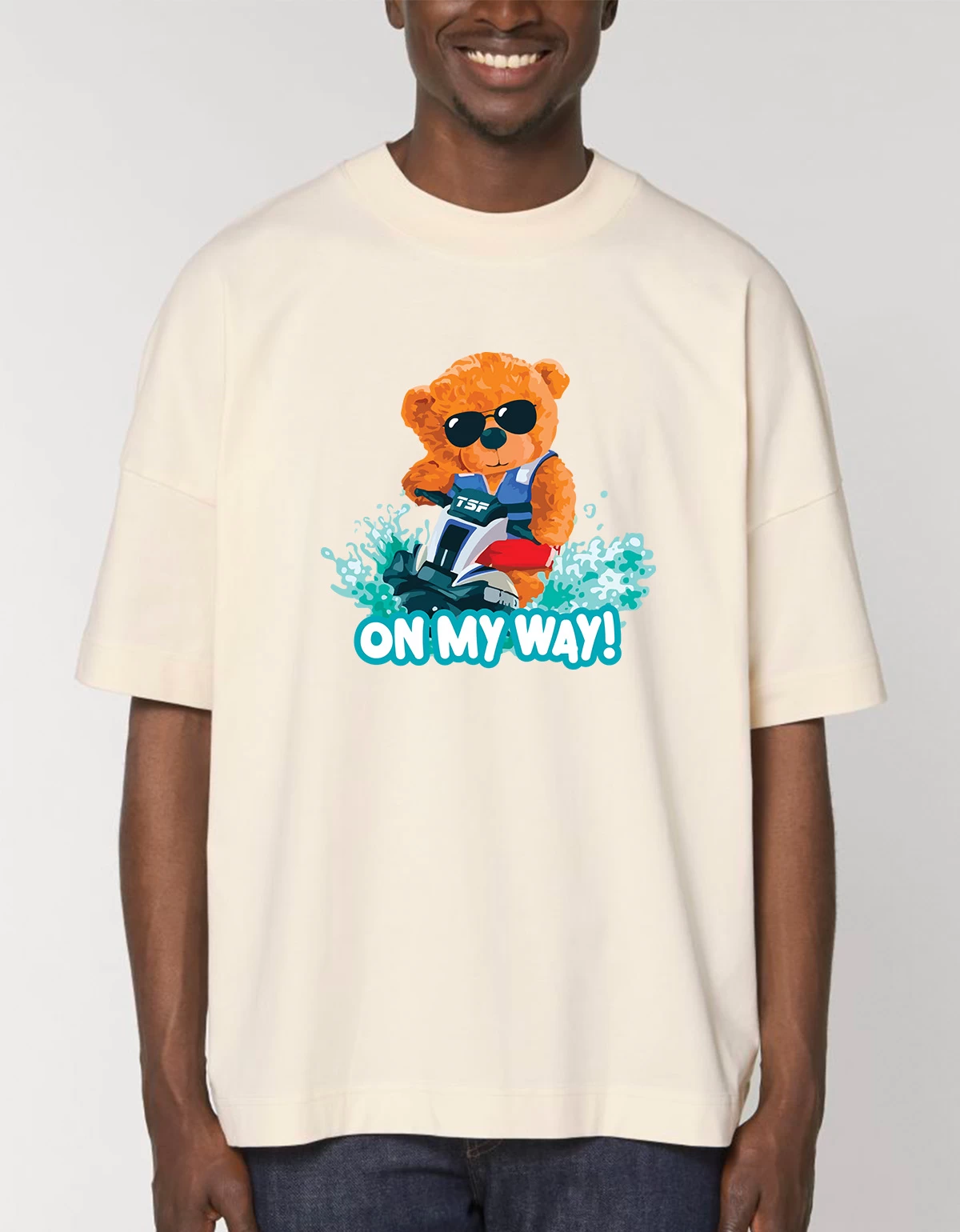 Tricou Oversized Premium Unisex On my way Tricou Oversized Premium Unisex On my way