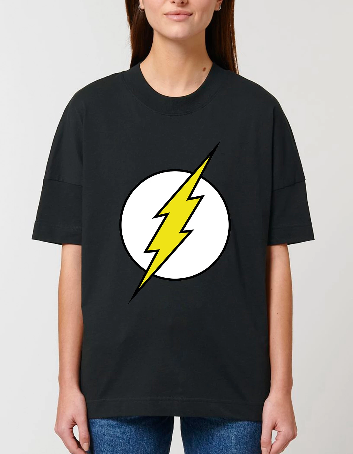 Tricou Oversized Premium Unisex The Flash Tricou Oversized Premium Unisex The Flash