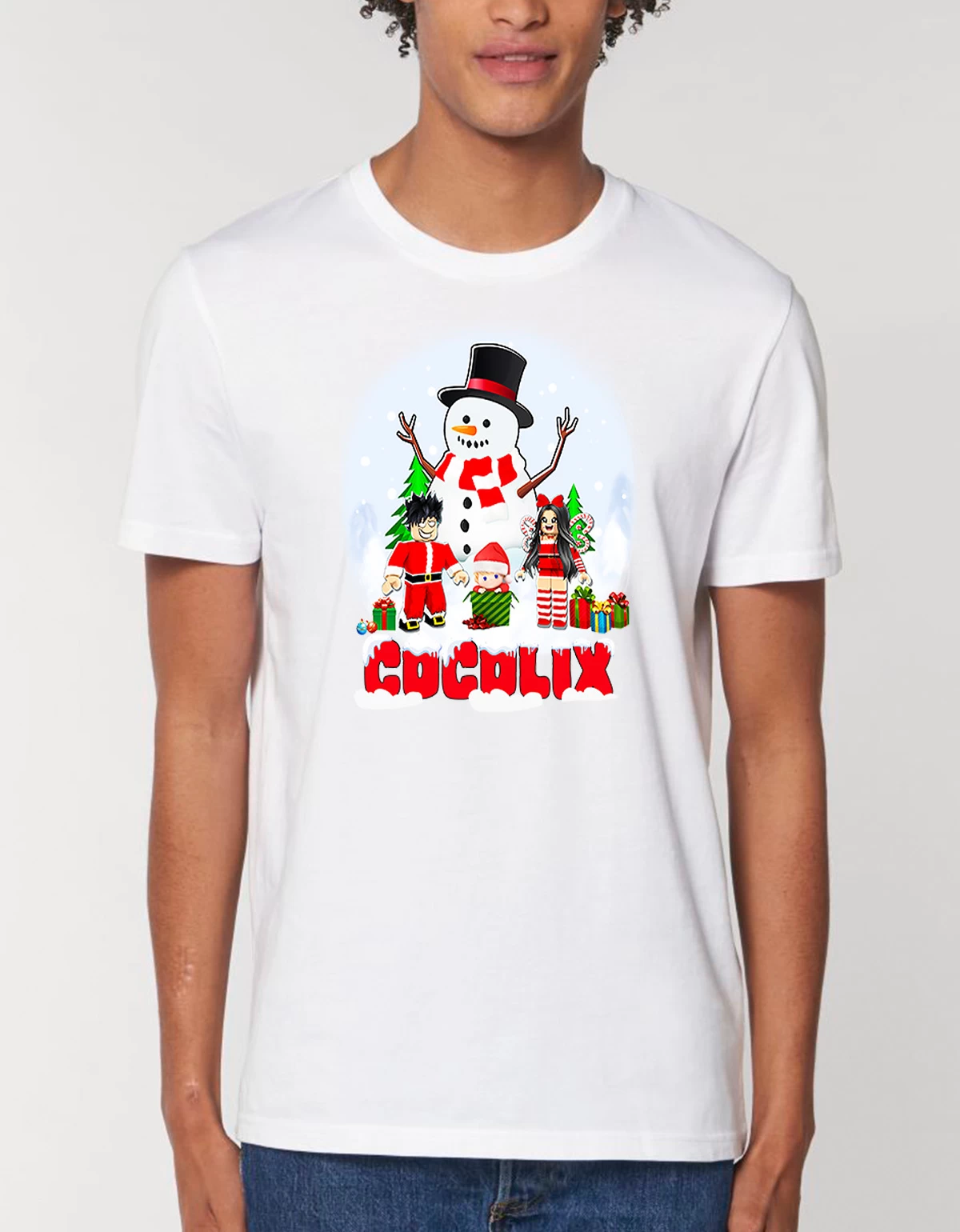 Tricou Premium Barbati COCOLIX SNOWMAN Tricou Premium Barbati COCOLIX SNOWMAN