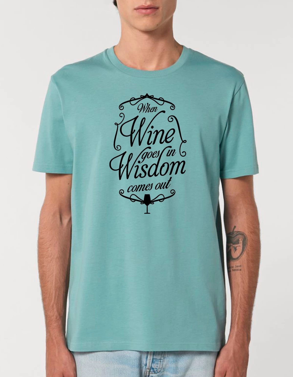 Tricou Premium Barbati WISDOM WINE Tricou Premium Barbati WISDOM WINE