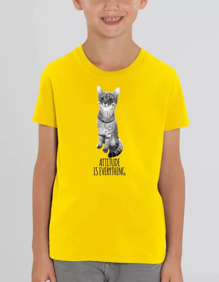 Tricou Premium Copii ATTITUDE IS EVERYTHING