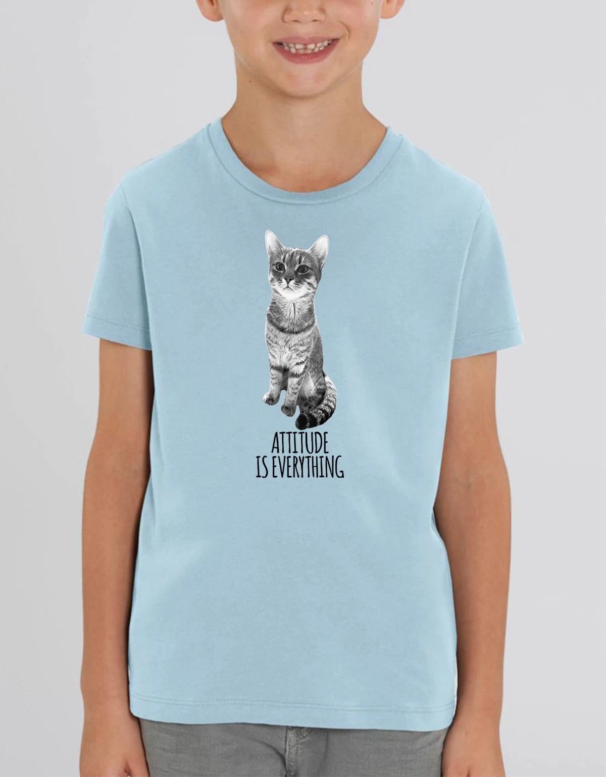 Tricou Premium Copii ATTITUDE IS EVERYTHING Tricou Premium Copii ATTITUDE IS EVERYTHING