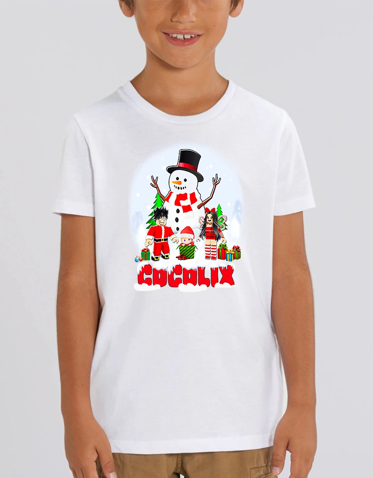 Tricou Premium Copii COCOLIX SNOWMAN Tricou Premium Copii COCOLIX SNOWMAN