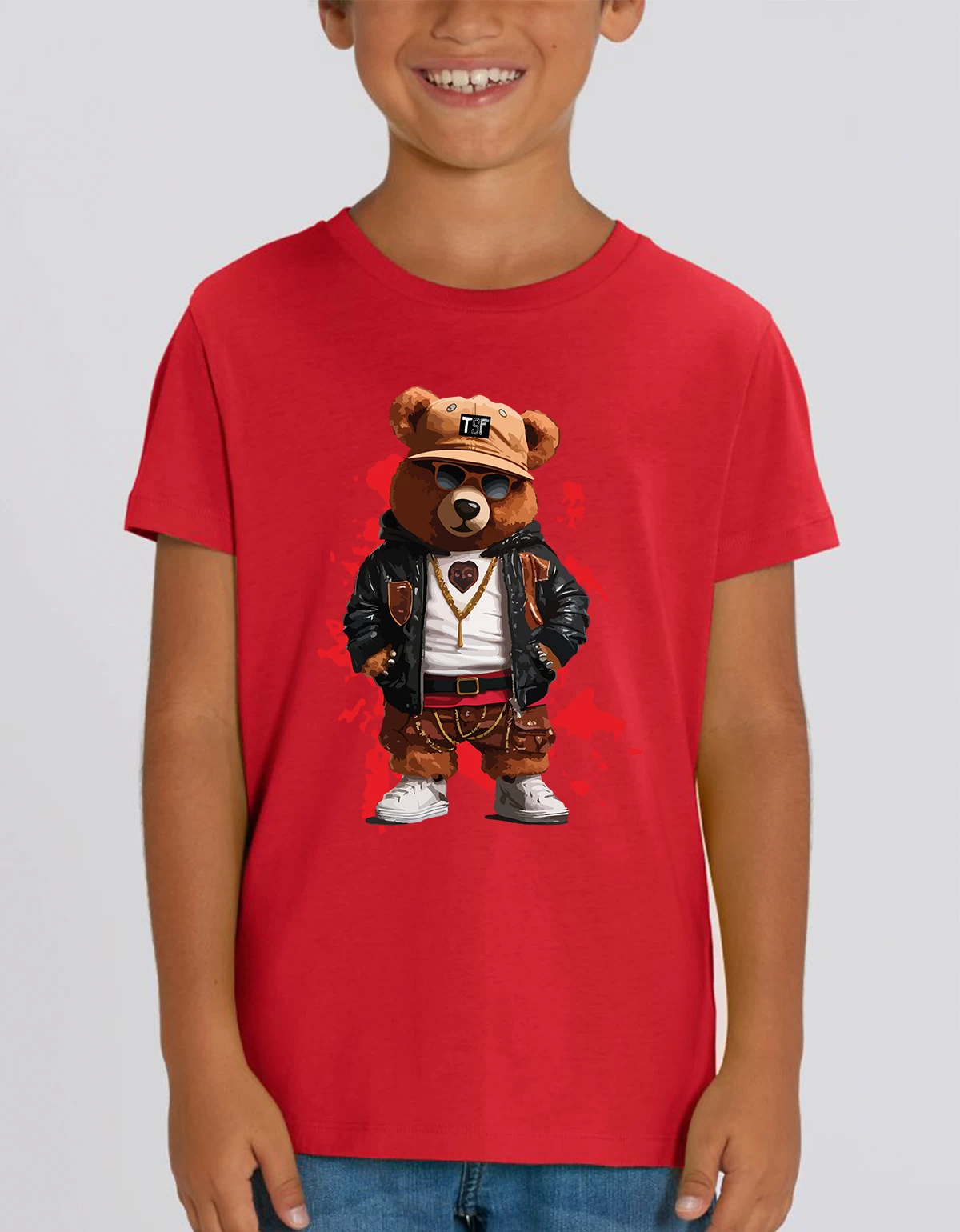 Tricou Premium Copii Gangster teddy 2 Tricou Premium Copii Gangster teddy 2