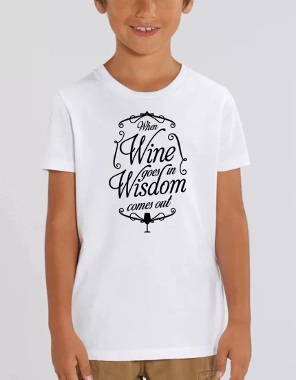 Tricou Premium Copii WISDOM WINE