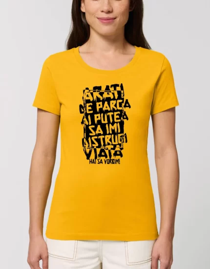 Tricou Premium Dama ARATI DE PARCA I