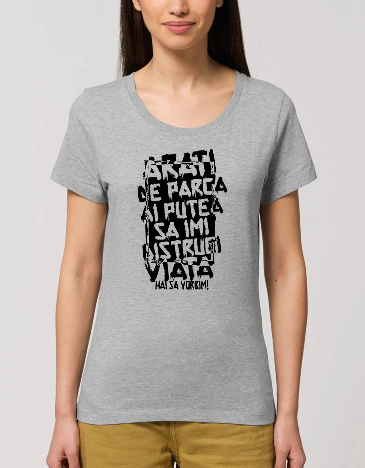 Tricou Premium Dama ARATI DE PARCA I Tricou Premium Dama ARATI DE PARCA I