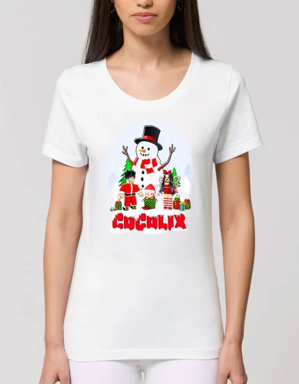 Tricou Premium Dama COCOLIX SNOWMAN