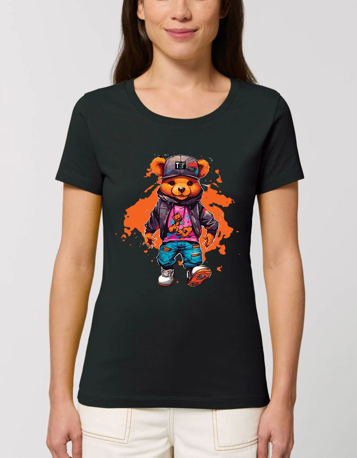 Tricou Premium Dama Hiphop teddy Tricou Premium Dama Hiphop teddy