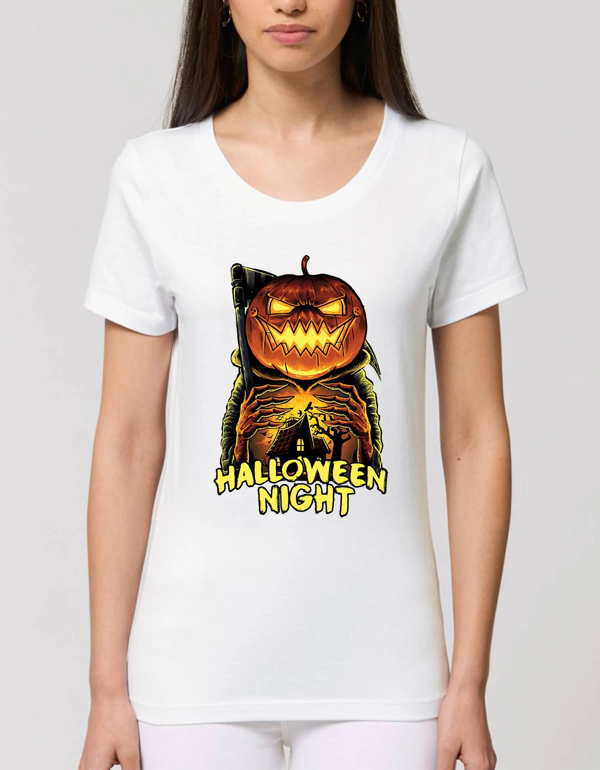 Tricou Premium Dama Jack o lantern Tricou Premium Dama Jack o lantern
