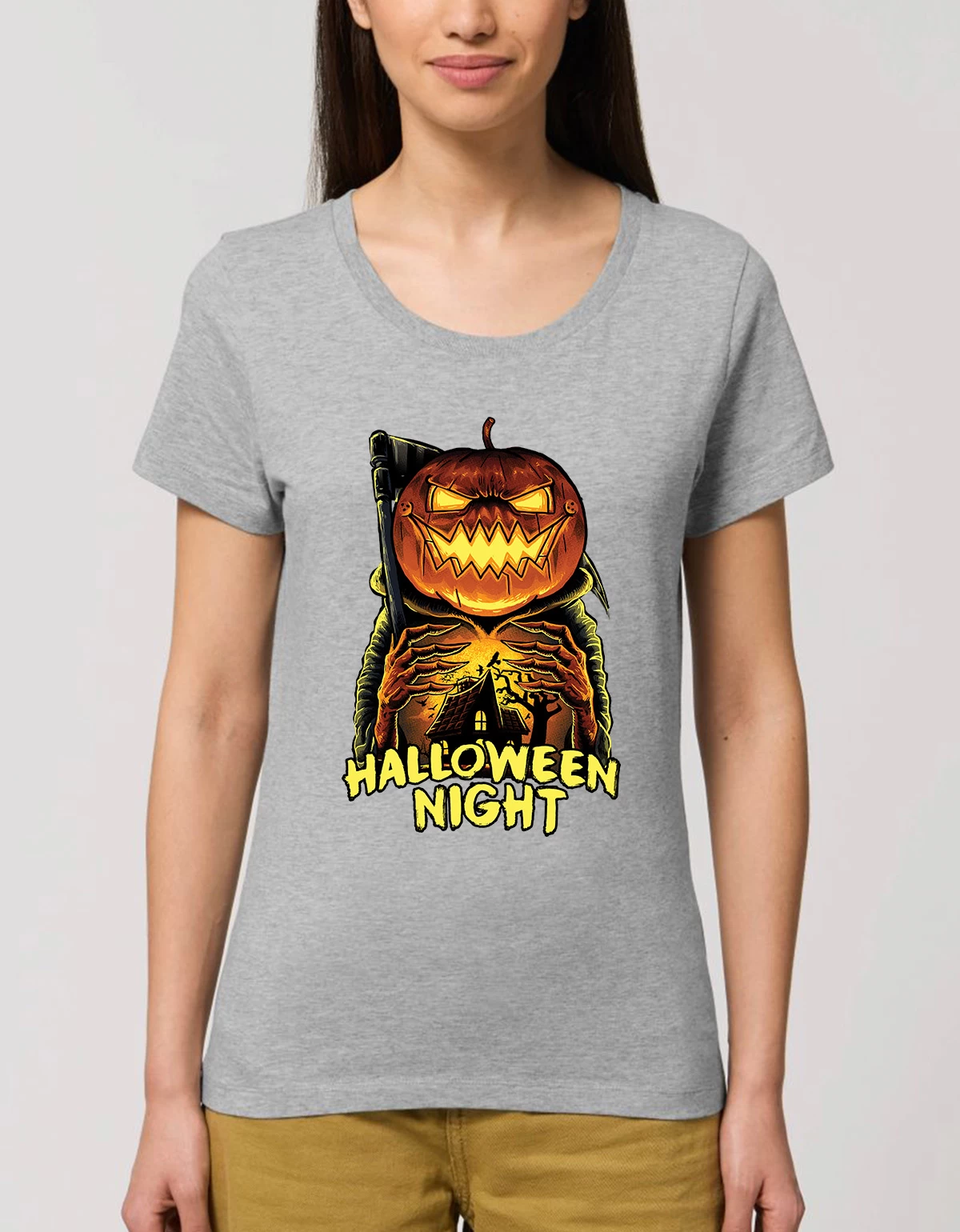 Tricou Premium Dama Jack o lantern Tricou Premium Dama Jack o lantern