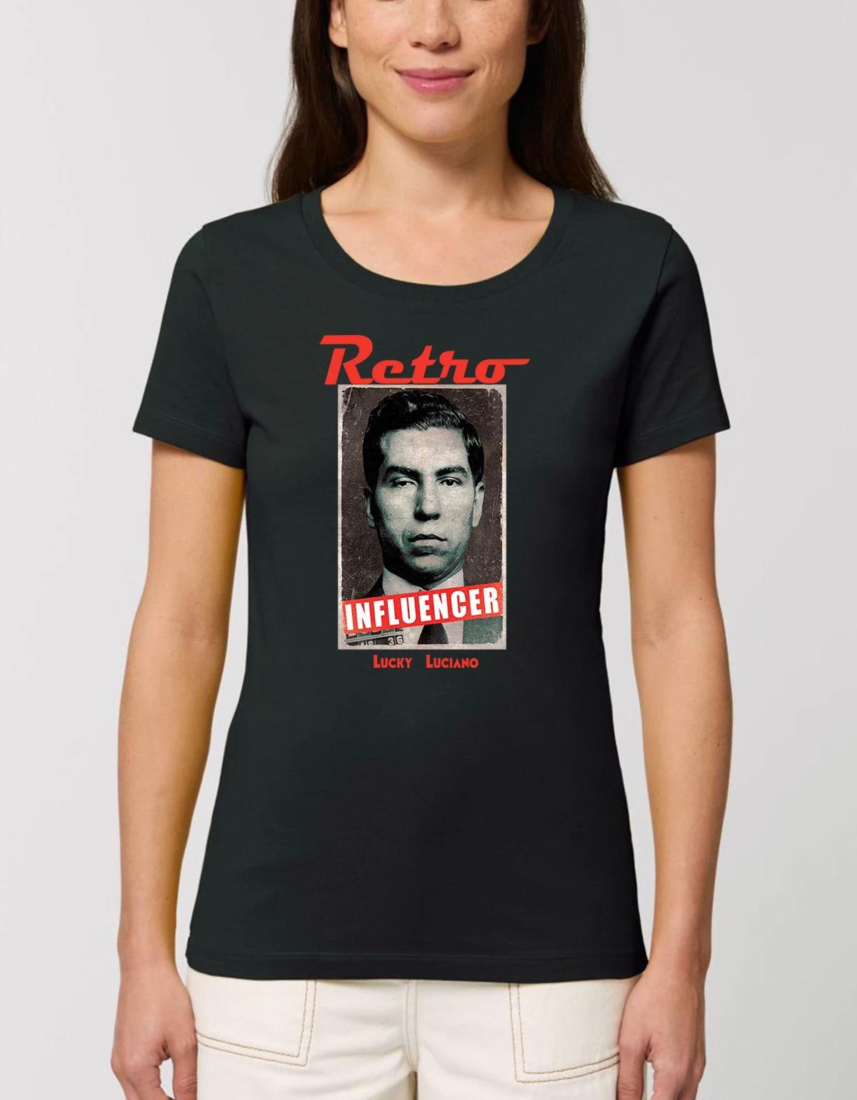 Tricou Premium Dama LUCKY LUCIANO Tricou Premium Dama LUCKY LUCIANO