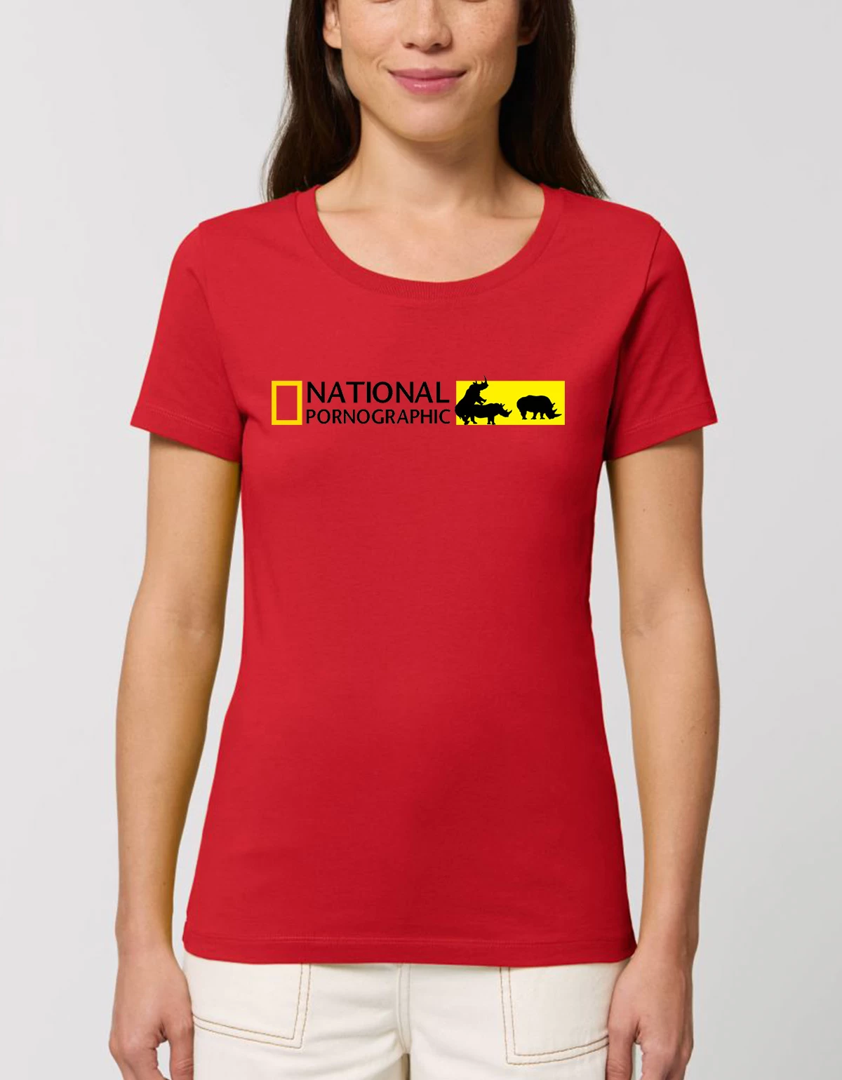 Tricou Premium Dama NATIONAL PORNOGRAPHIC Tricou Premium Dama NATIONAL PORNOGRAPHIC