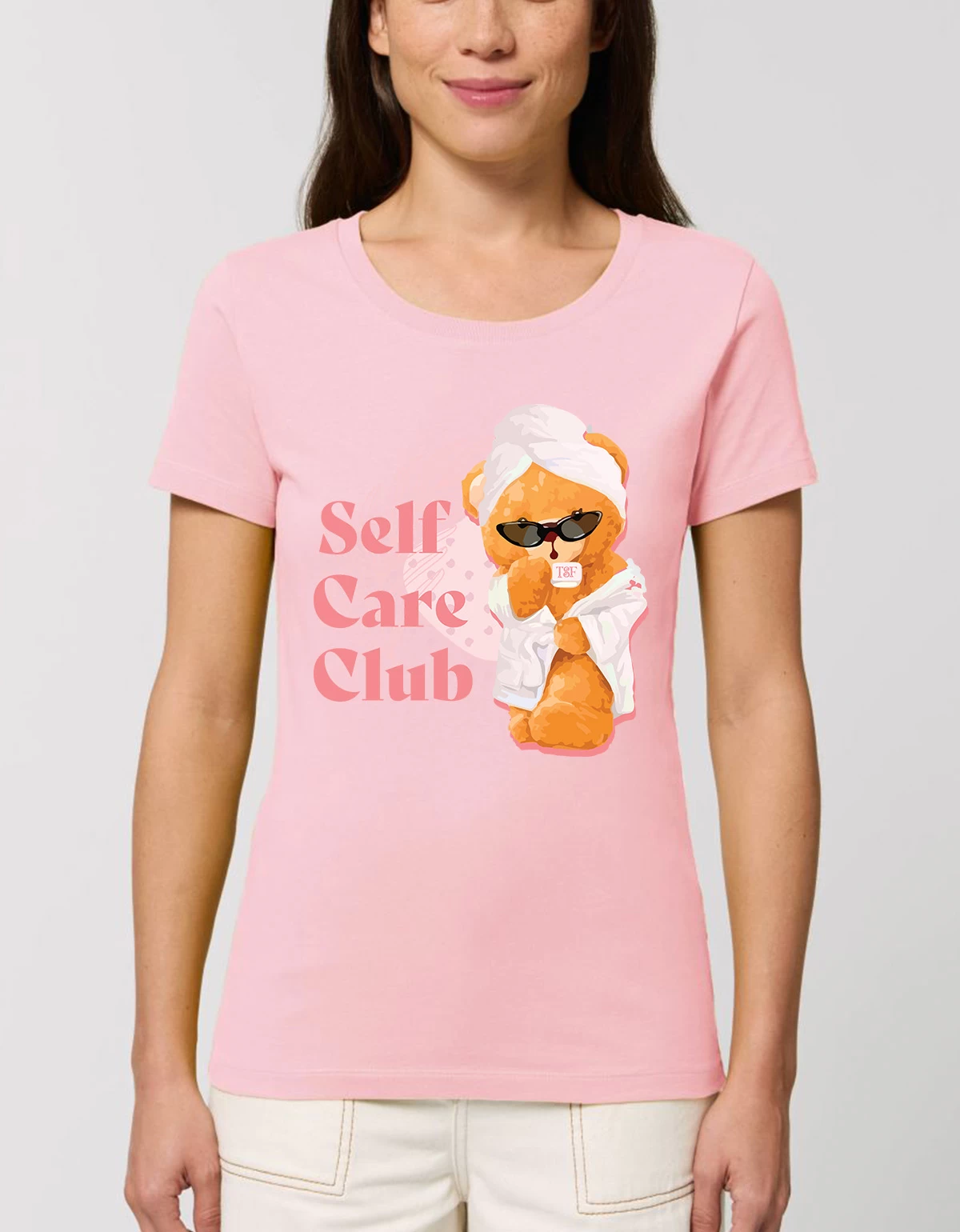 Tricou Premium Dama Self care teddy Tricou Premium Dama Self care teddy