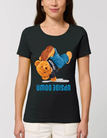 Tricou Premium Dama Upside down teddy