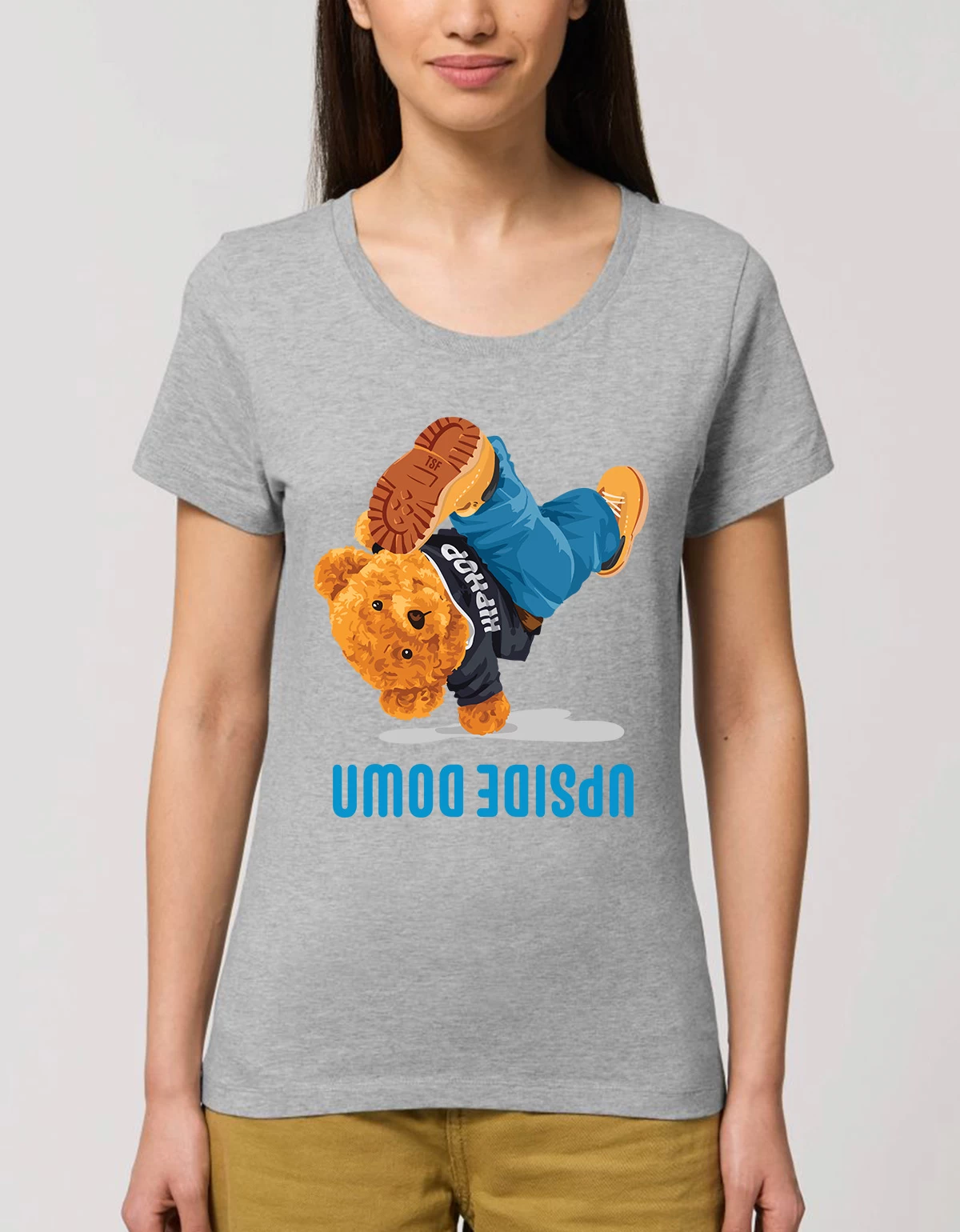 Tricou Premium Dama Upside down teddy Tricou Premium Dama Upside down teddy