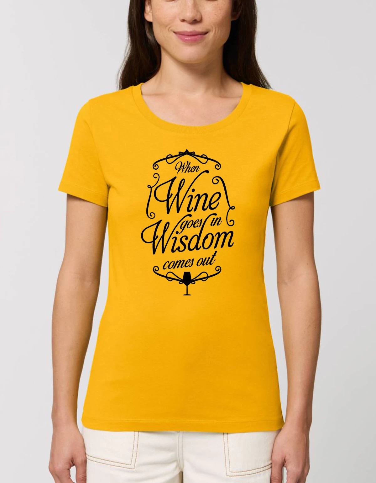 Tricou Premium Dama WISDOM WINE Tricou Premium Dama WISDOM WINE