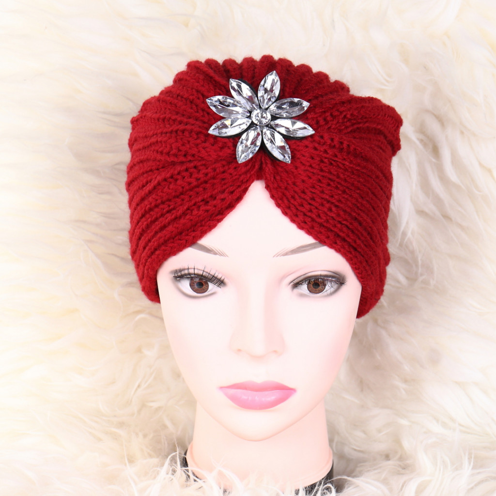 Turban cu floare rosu Hatice Turban cu floare rosu Hatice