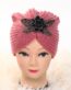 Turban cu model roz Deli